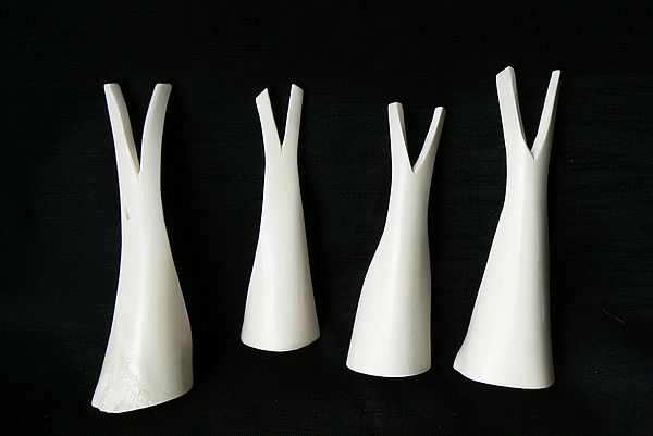 Black Singlet Bones Sculpture
