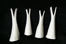 Black Singlet Bones Sculpture