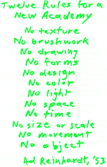 Twelve Rules for a New Academy