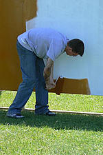 Bansky styled - rolling with it